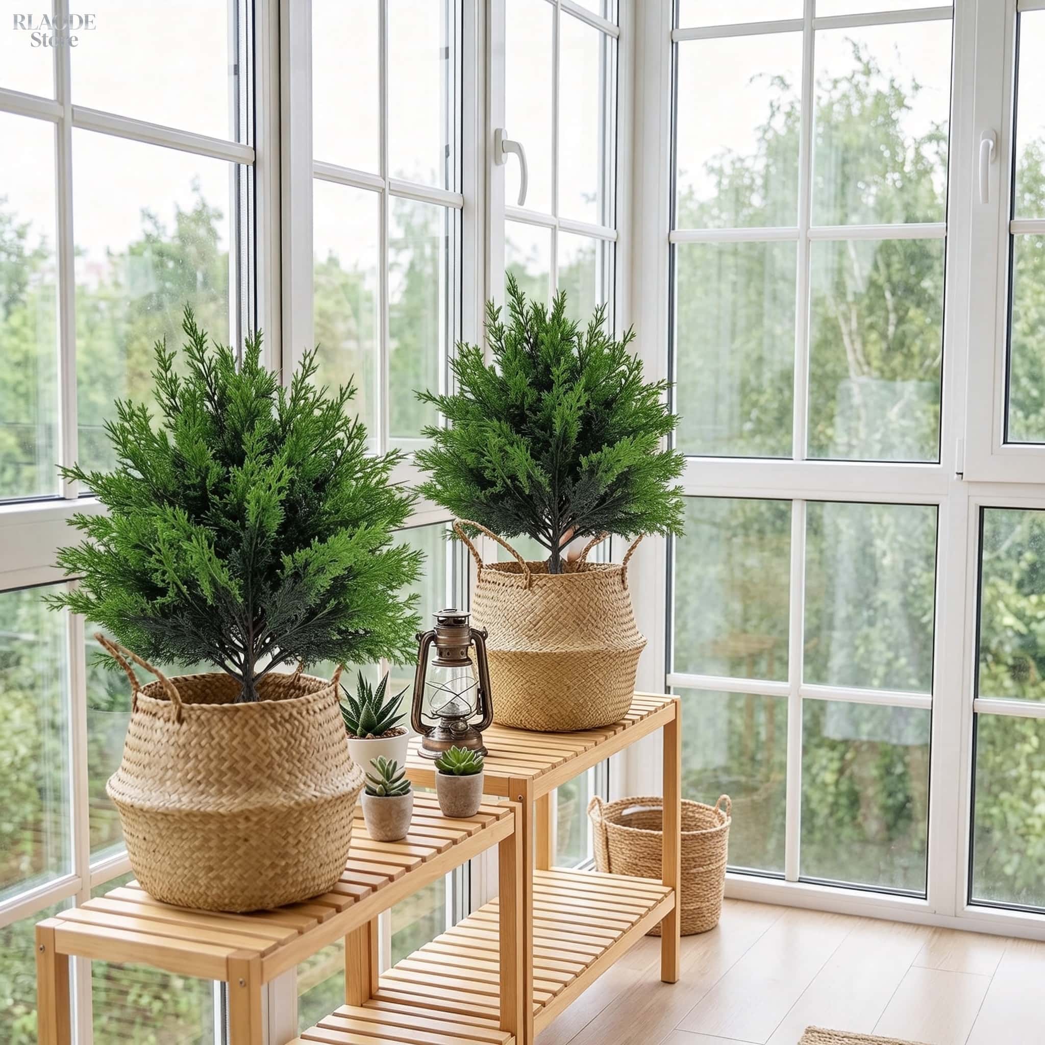2pcs Outdoor Artificial Greene - Dracaena Marginata 评论和价格