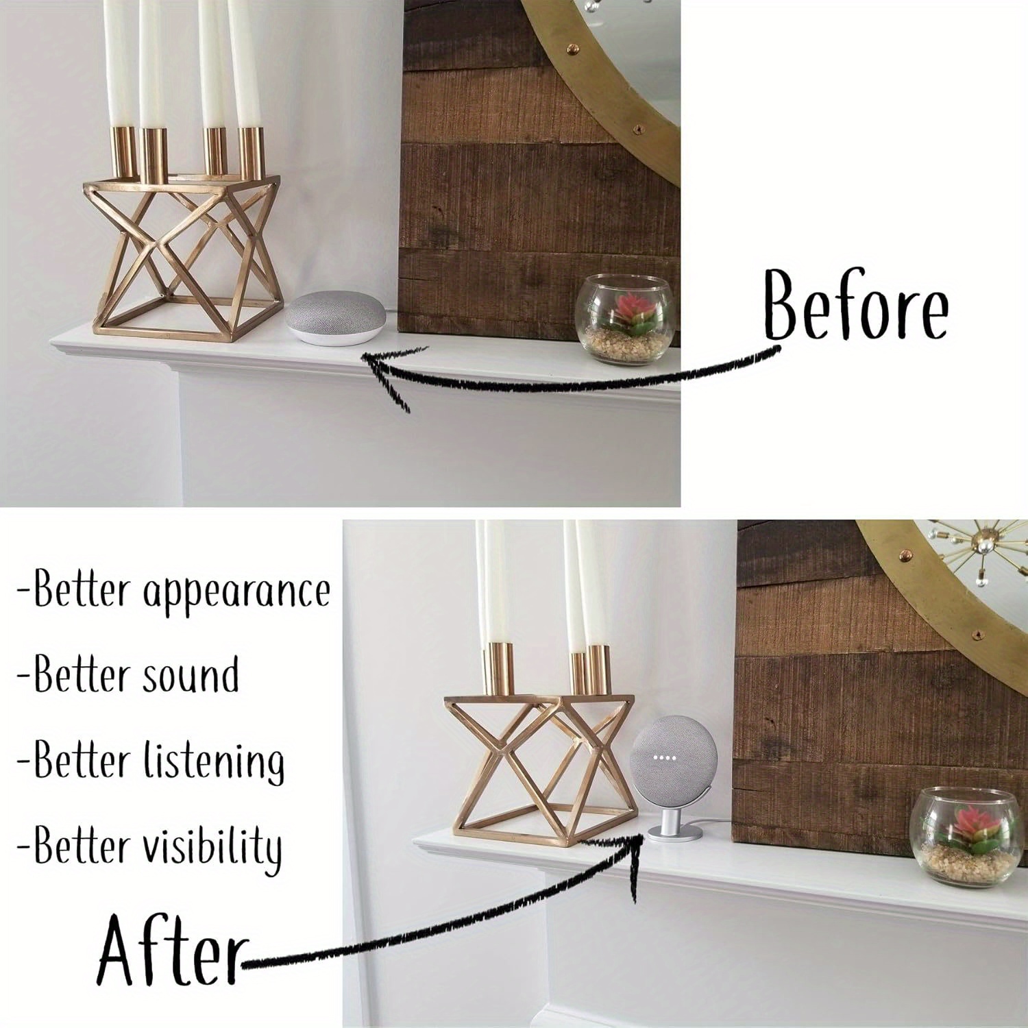 Mini Smart Speaker Display Sta - Google Speaker Nest Audio 评论和价格