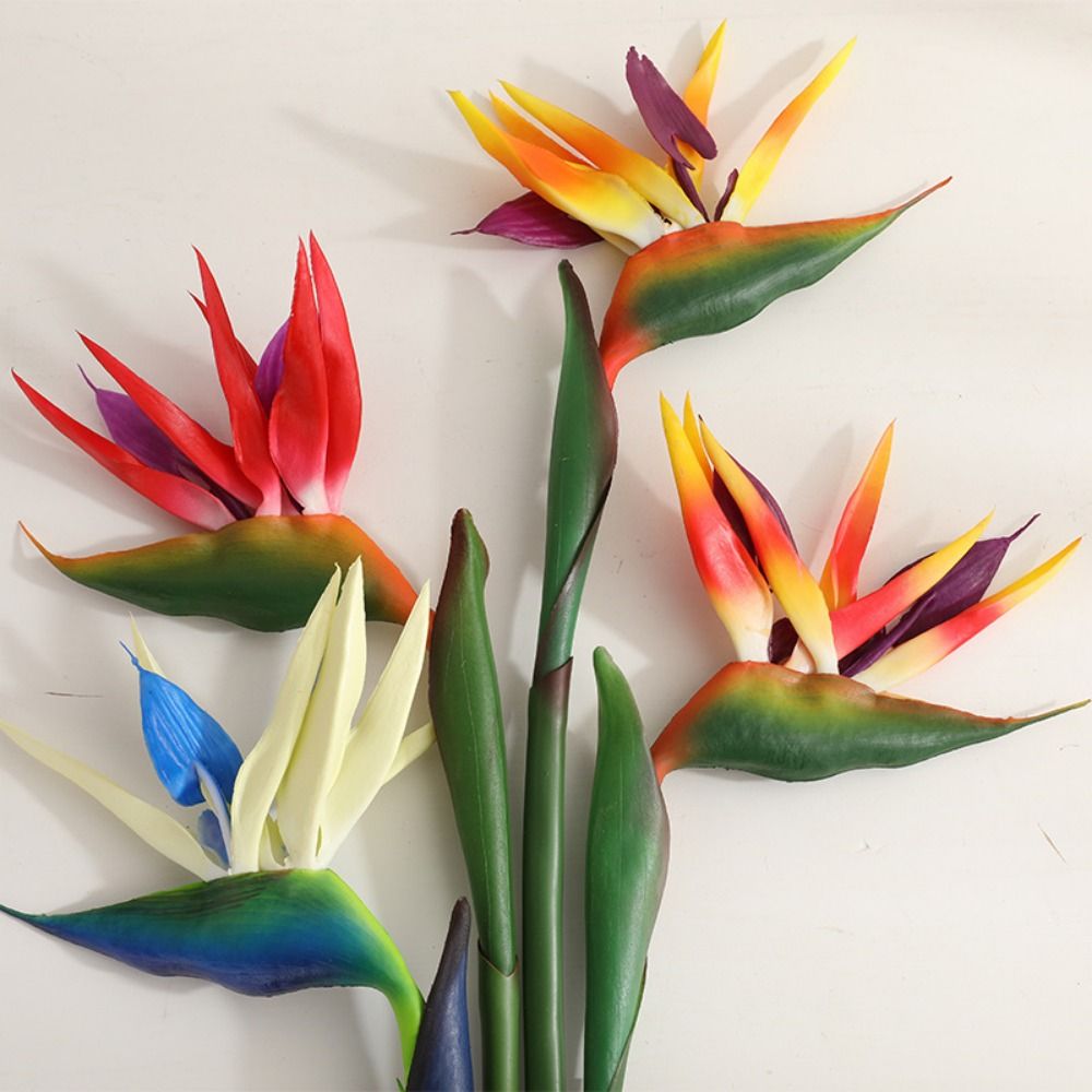 New Long Stem Artificial Bird  - Bird Paradise Strelitzia 评论和价格
