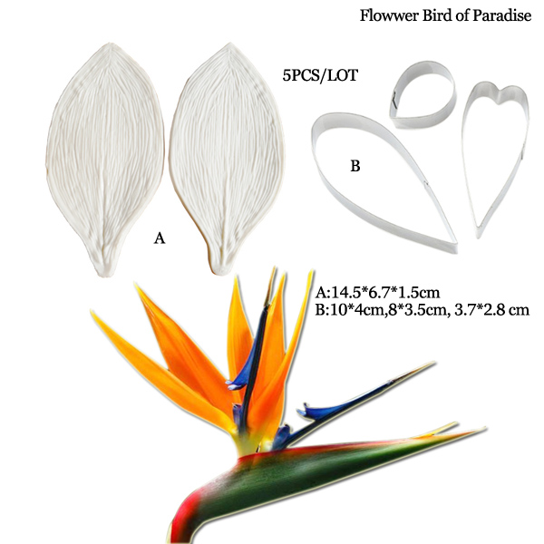 Large Gumpaste Strelitzia Bird - Bird Paradise Strelitzia 评论和价格