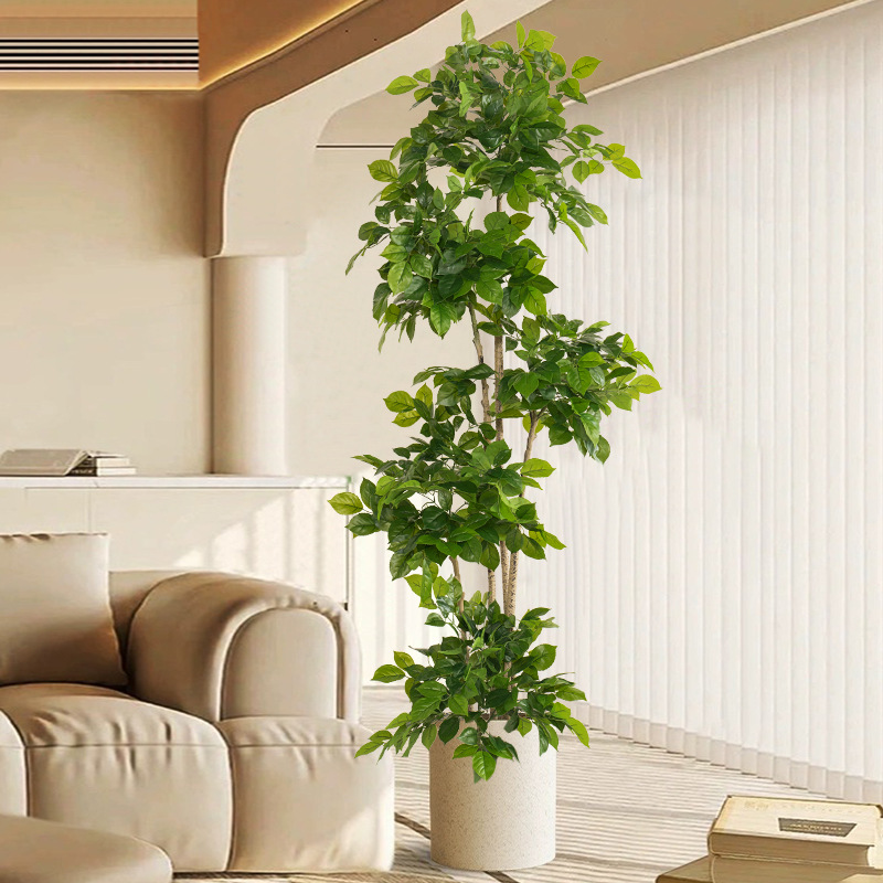 2-78in Large Fake Plants Artif - Ficus Lyrata Tree 评论和价格