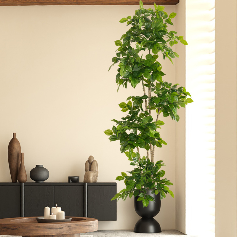 2-78in Large Fake Plants Artif - Ficus Lyrata Tree 评论和价格
