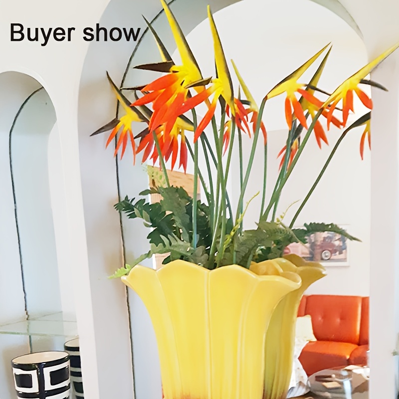 Artificial Flowers Bird of Par - Bird Paradise Strelitzia 评论和价格