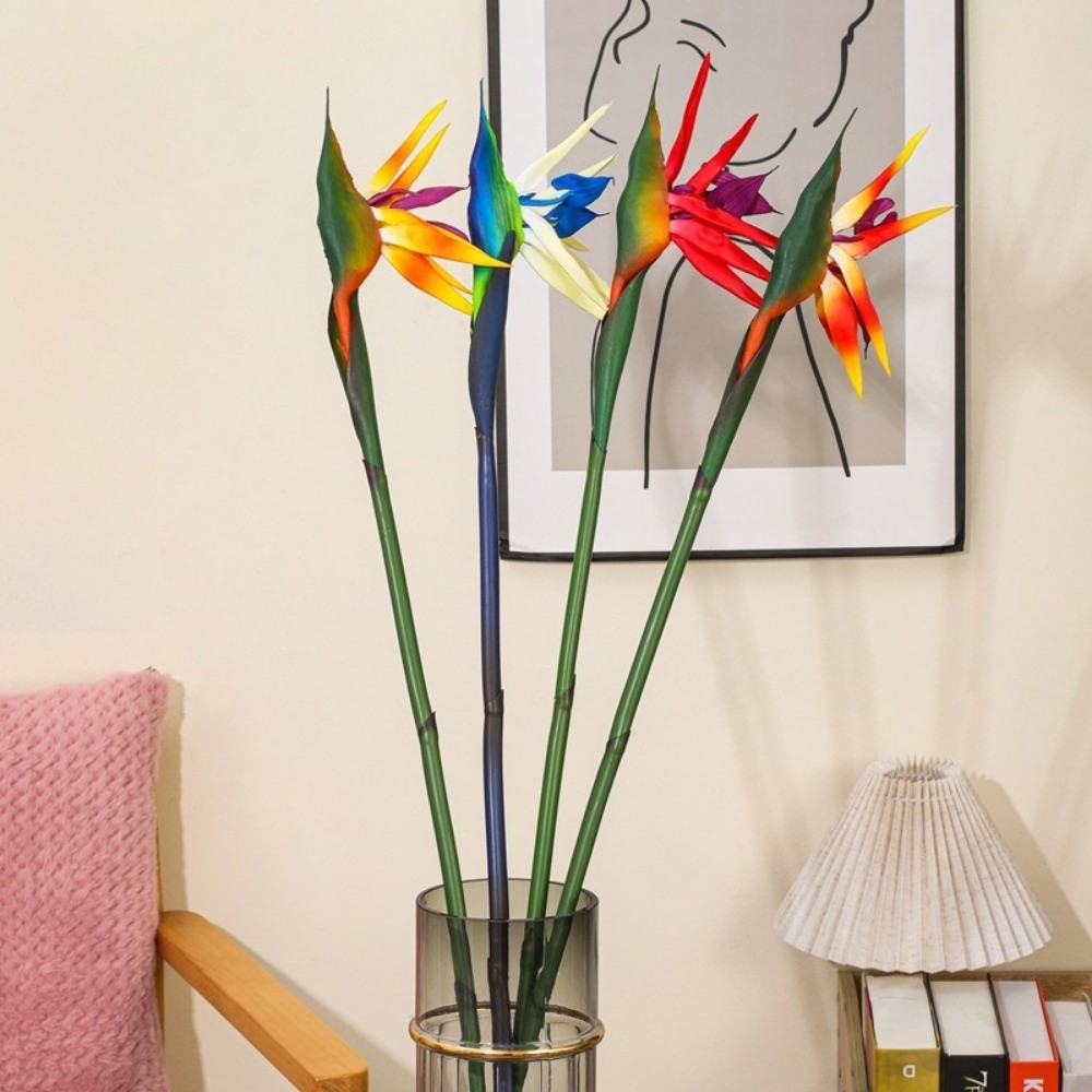 Long Stem Artificial Bird of P - Bird Paradise Strelitzia 评论和价格