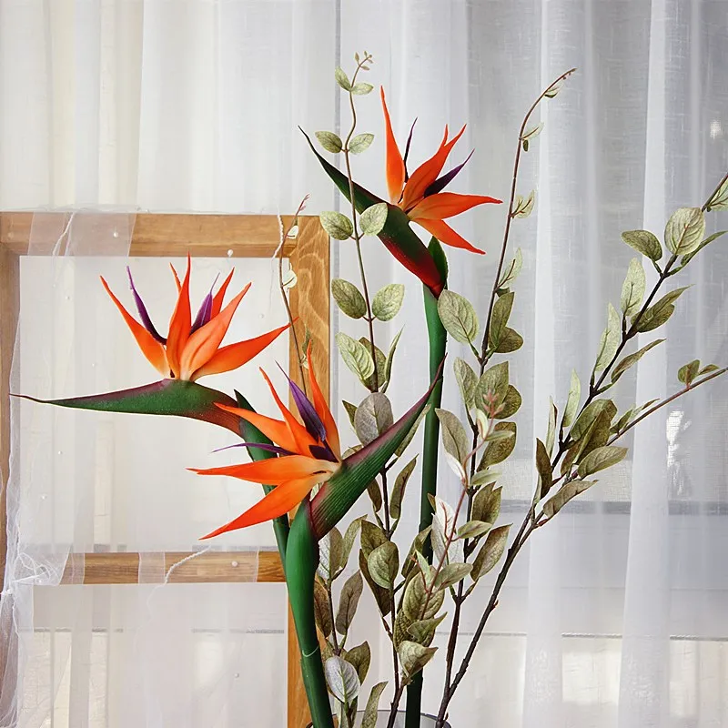 80CM artificial real touch flo - Bird Paradise Strelitzia 评论和价格
