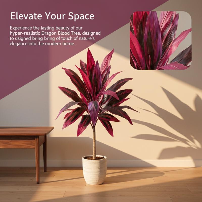 Large Artificial Dracaena Marg - Dracaena Marginata 评论和价格