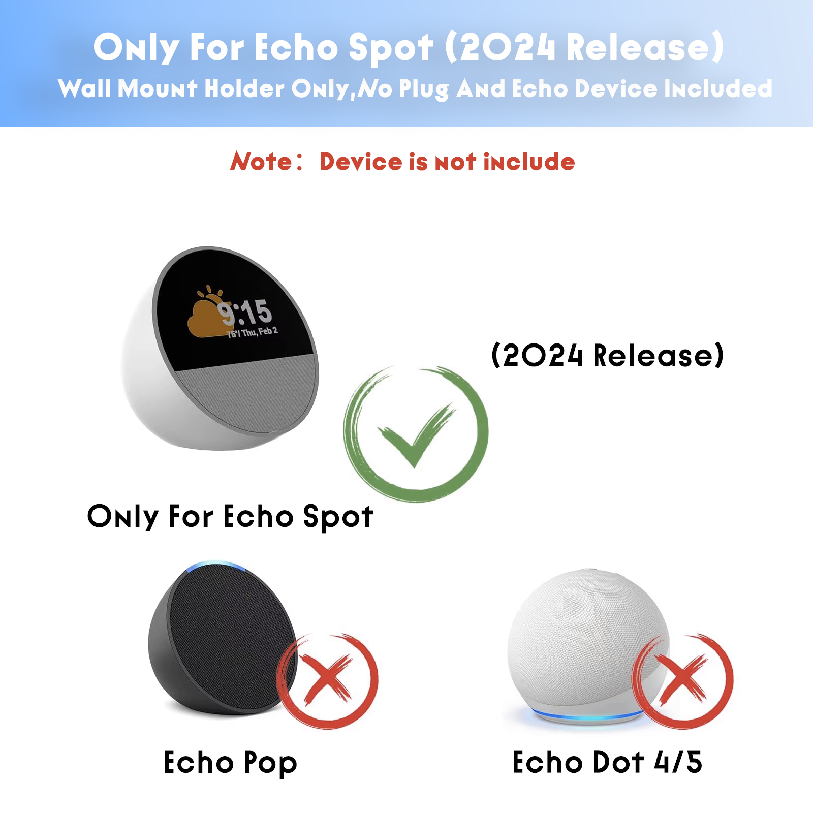 Wall Mount for Echo Dot Gen 5  - Amazon Speaker Echo Pop 评论和价格