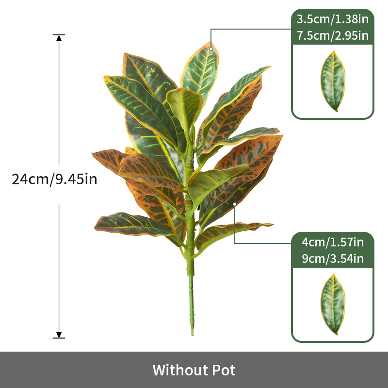 24-41cm Artificial Plants Fake - Ficus Lyrata Tree 评论和价格