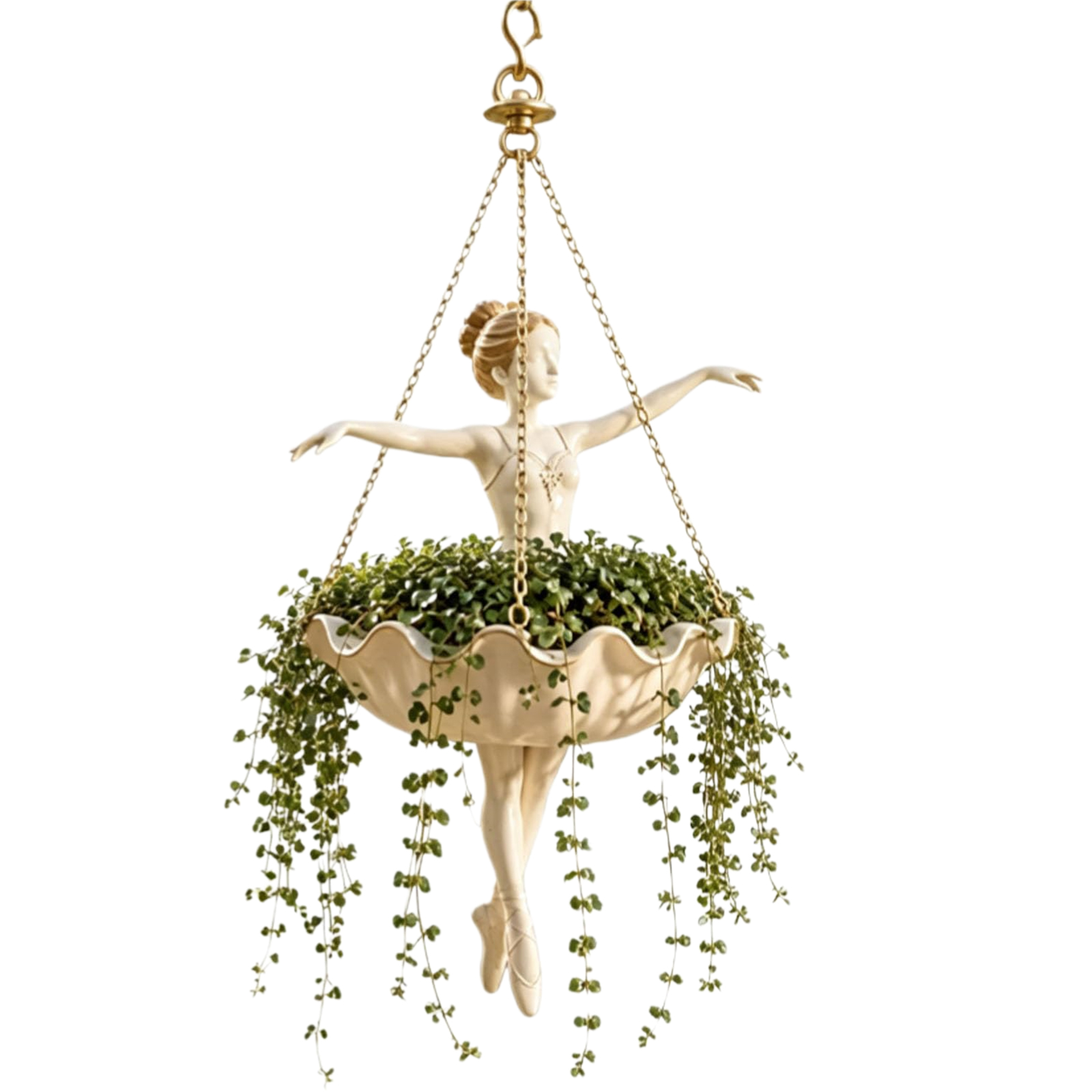 Ballet Dancer Hanging Planter  - Spider Plant Hanging 评论和价格