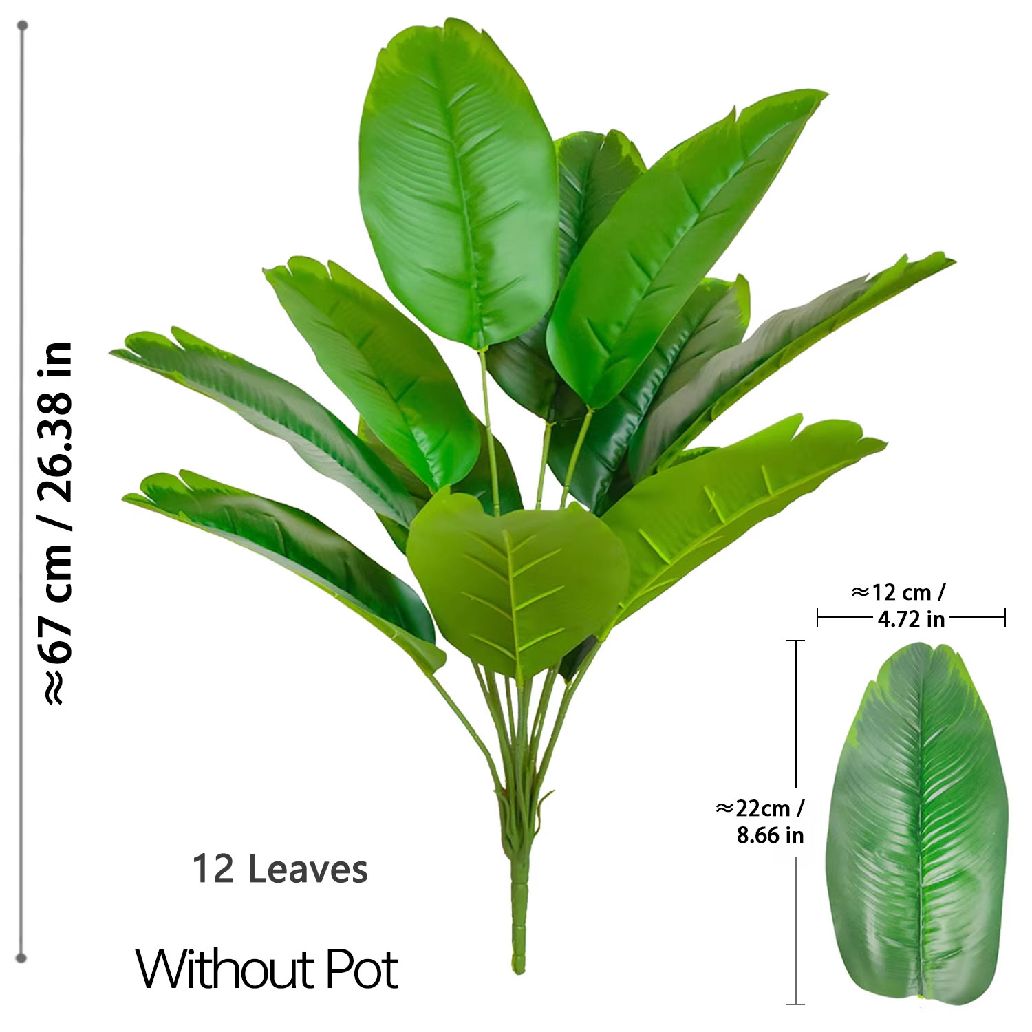 67-112cm Artificial Plants Lar - Ficus Lyrata Tree 评论和价格