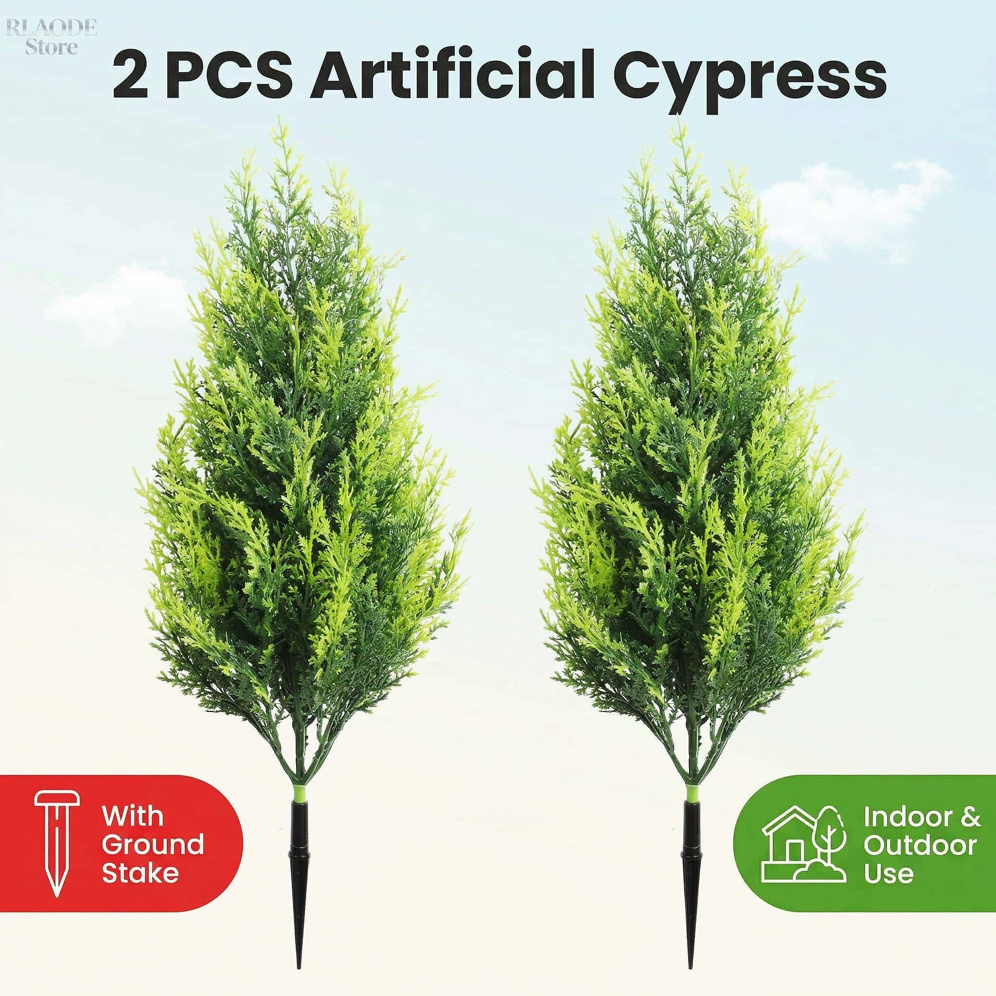 2PCS Realistic Fake Cypress Tr - Dracaena Marginata 评论和价格